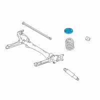 OEM Ford Freestar Spring Insulator Diagram - F58Z-5536-A