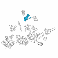 OEM Ford Expedition Gearshift Housing Diagram - 7L1Z-7210-U