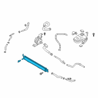 OEM 2018 Kia Optima Radiator Assembly-Inverter Diagram - 25308E6000