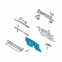 OEM 2008 Toyota Tundra Dash Panel Diagram - 55101-0C061