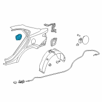 OEM Kia Rio Housing Assembly-Fuel Filler Diagram - 71531H9200