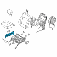 OEM 2019 Hyundai Santa Fe XL Shield Cover-Seat Passenger Outer Diagram - 88291-2W000-NBC