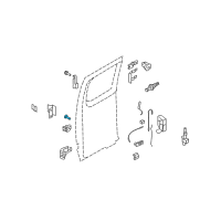 OEM 2019 Lincoln MKT Lower Striker Bolt Diagram - -W710881-S900