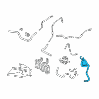 OEM 2018 Lexus RX450h Hose, Motor Cooling Diagram - G1272-0E030