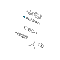 OEM 1997 Chevrolet S10 Retainer-Rear Wheel Spindle Nut Diagram - 562248