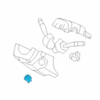 OEM 2007 Mercury Mariner Cylinder & Keys Diagram - 5L8Z-11582-B