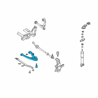 OEM 2013 Chevrolet Corvette Lower Control Arm Diagram - 20799879