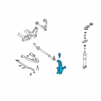 OEM 2009 Chevrolet Corvette Knuckle Diagram - 88965638