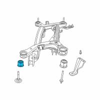 OEM 2009 Dodge Journey ISOLATOR-CROSSMEMBER Diagram - 5085562AD