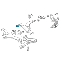 OEM 1998 Toyota RAV4 Bushings Diagram - 48654-42020