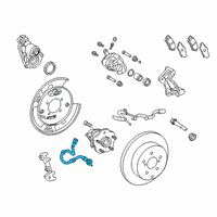 OEM 2019 Lexus RX450hL Hose, Flexible Diagram - 90947-A2099