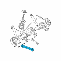 OEM 2006 Jeep Wrangler Rear Lower Control Arm Right Or Left Diagram - 52088654AB