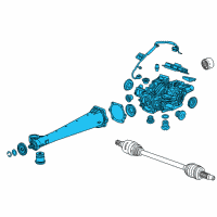 OEM 2019 Cadillac XT5 CARRIER ASM-DIFF Diagram - 84462315