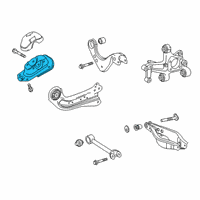 OEM 2019 Toyota Prius AWD-e Arm Cap Diagram - 48727-06060