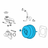 OEM 2017 Cadillac ATS Booster Assembly Diagram - 22909770