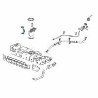 OEM 2017 Chevrolet Suburban Fuel Gauge Sending Unit Diagram - 13535373