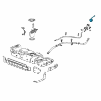 OEM 2015 Chevrolet Tahoe Fuel Cap Diagram - 22921365