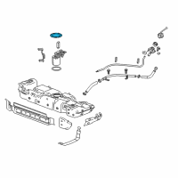OEM 2015 Chevrolet Tahoe Module Retainer Diagram - 10325852