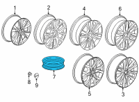OEM 2021 Buick Enclave Spare Wheel Diagram - 84046085