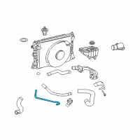 OEM 2009 Ford Mustang Return Hose Diagram - 4R3Z-8276-AA