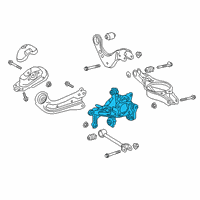 OEM 2022 Lexus ES300h Carrier Sub-Assembly, RR Diagram - 42304-06270