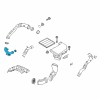 OEM 2016 BMW X4 Air Duct, Bottom Diagram - 13-71-7-601-177