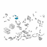 OEM 2014 Toyota Land Cruiser Armrest Assembly Diagram - 72830-60300-A3