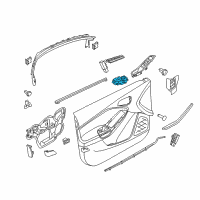 OEM 2014 Ford Focus Window Switch Diagram - F1EZ-14529-B