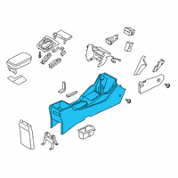 OEM Hyundai Console-Floor Diagram - 84611-J9000-TRY