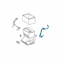 OEM Dodge Ram 1500 Battery Negative Cable Diagram - 56045663AC