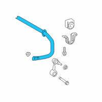 OEM Toyota C-HR Stabilizer Bar Diagram - 48812-10060