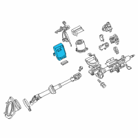 OEM Toyota Highlander Control Module Diagram - 89650-0E250