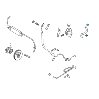 OEM 2019 Nissan Titan XD Clamp Diagram - 49729-2J00B