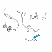 OEM 2017 Nissan Titan Tube Assy-Power Steering Diagram - 49726-EZ50D