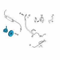 OEM 2017 Nissan Titan Pump Power Steering Diagram - 49110-EZ30C