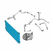 OEM 2021 Jeep Renegade CONDENSER-Air Conditioning Diagram - 68285225AA