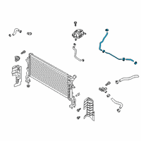 OEM 2021 Hyundai Veloster Hose & Clamp Assembly Diagram - 25450-J3200