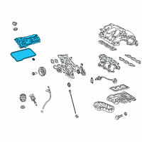 OEM 2019 Lexus IS300 Cover Sub-Assembly, CYLI Diagram - 11201-31302