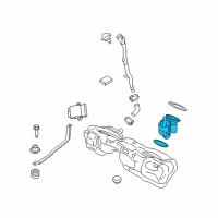 OEM 2016 BMW 328d Electric Fuel Pump Diagram - 16-11-7-243-972