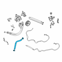 OEM 2015 Cadillac XTS Reservoir Hose Diagram - 22808464