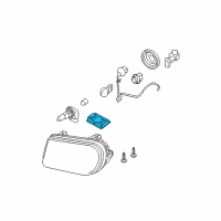 OEM 2008 Dodge Charger Module-Hid BALLAST Diagram - 68033739AA