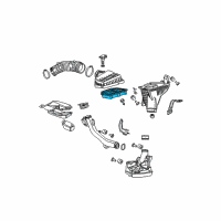 OEM 2013 Honda Crosstour Element Assembly, Air Cleaner Diagram - 17220-R40-A00