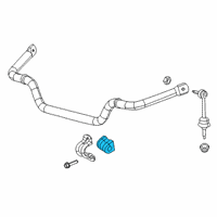 OEM 2022 Ram 1500 BUSHING-STABILIZER Bar Diagram - 68466023AA