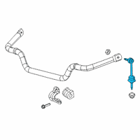 OEM 2022 Ram 1500 Link-STABILIZER Bar Diagram - 68445038AC