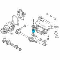 OEM BMW 328i Rubber Mounting Front Right Diagram - 33-31-6-770-784