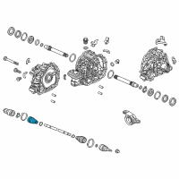 OEM 2019 Acura MDX Boot Set, Outboard Diagram - 42018-TRX-R00