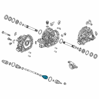 OEM 2019 Acura MDX Boot Set, Inboard Diagram - 42017-TRX-R00
