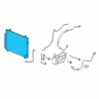 OEM 2013 Cadillac CTS Condenser Diagram - 20929423