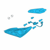 OEM Hyundai Genesis Coupe Lamp Assembly-Rear Combination, LH Diagram - 92401-2M050
