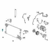 OEM Honda Accord Switch, Triple Pressure Diagram - 80440-S6F-003